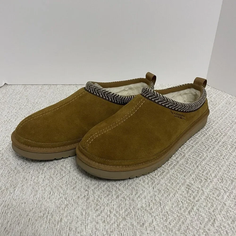 Koolaburra by UGG® Burree Mens 13 Brown Suede Slide Slippers NIB READ